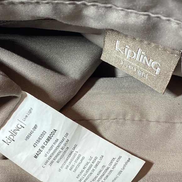 Kipling Metallic Pewter Elysia Bag - Picture 9 of 16